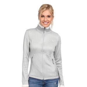 The North Face Full Fleece Agave Jacket Heather Gray XL